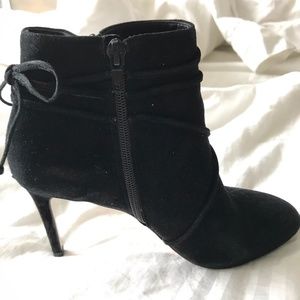 Ann Taylor suede booties- great condition!